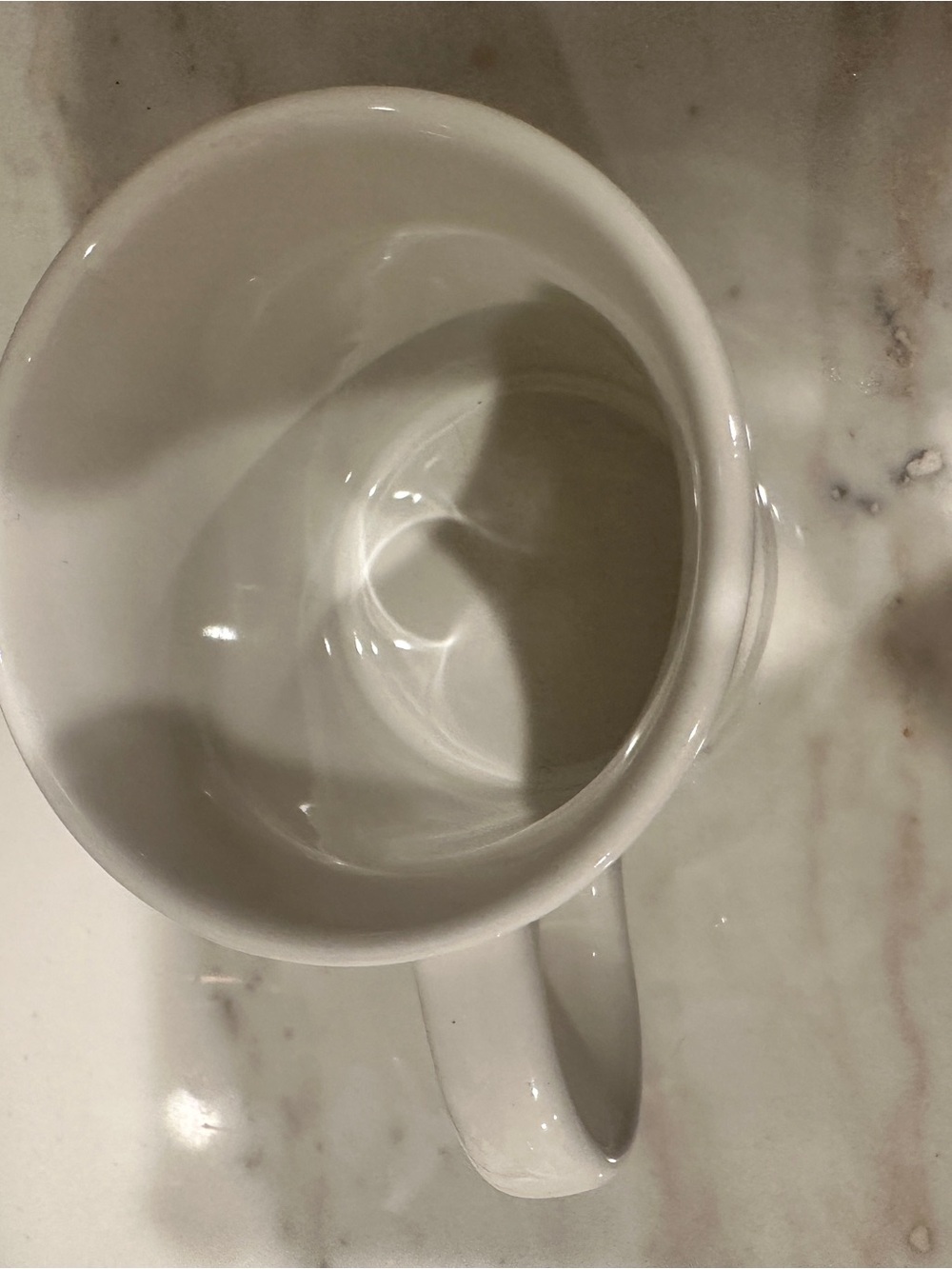 NWOT Le Creuset Holiday White Mug with Red and Gold Santa Face - Picture 6 of 8